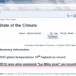 NOAA corrige el Estado del Clima – no ofrece credito