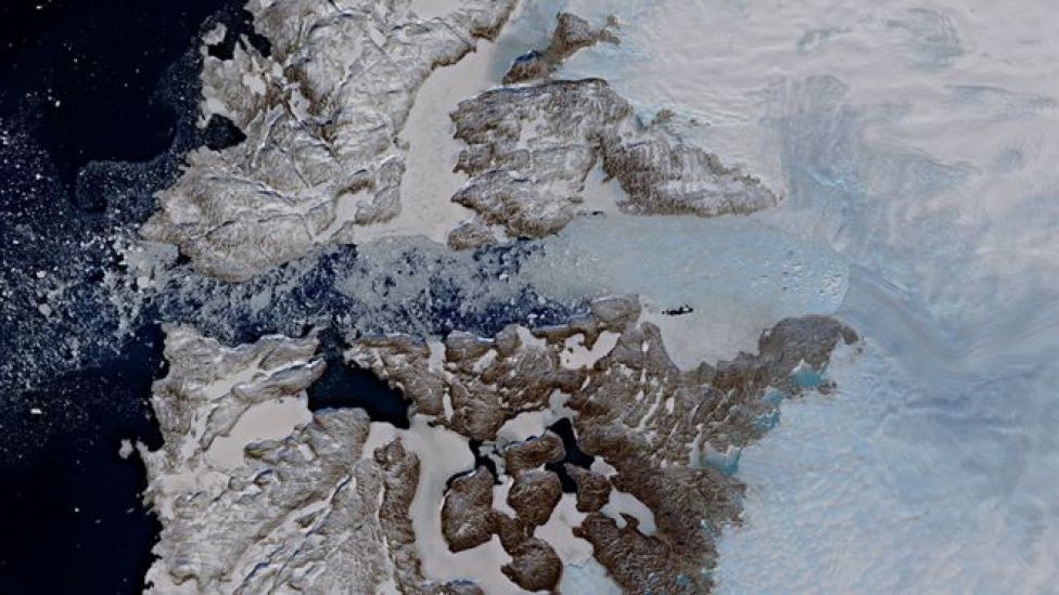 El poderoso glaciar de Groenlandia pisa los frenos ¿vatios con