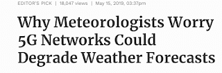 5G socavara la prediccion meteorologica